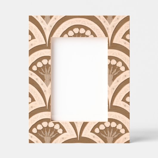 schelp-vormig groen patroon gegraveerde lijstjes (Voorkant)