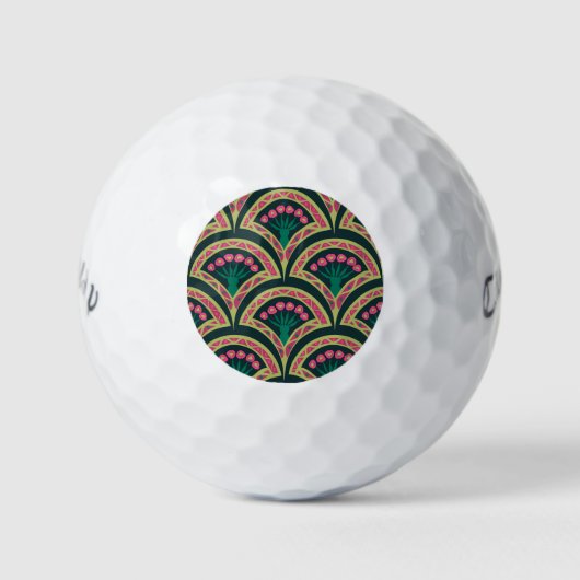 schelp-vormig groen patroon golfballen (Voorkant)