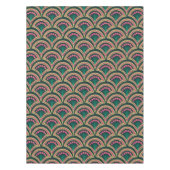 schelp-vormig groen patroon tafelkleed (Voorkant)