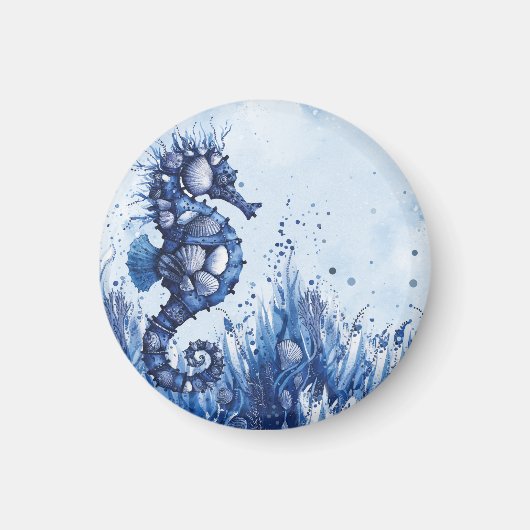 Schelp Zeepaardje Magneet (Voorkant)