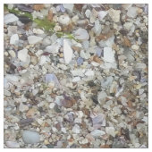 Schelpachtergrond op het strand van de oceaan stof (Swatch)