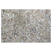 Schelpachtergrond op het strand van de oceaan stof (Fat Quarter)