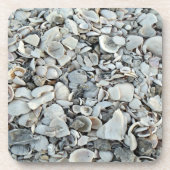 Schelpdrijfsel Kustmix Bier Onderzetter (Voorkant)