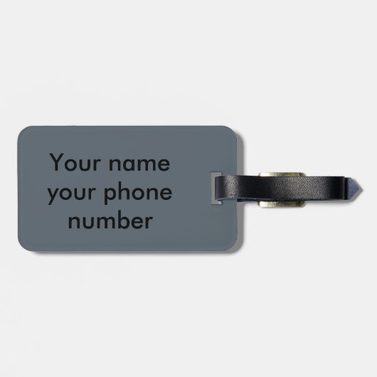 Schelpelkleur Bagagelabel (Achterkant horizontaal)