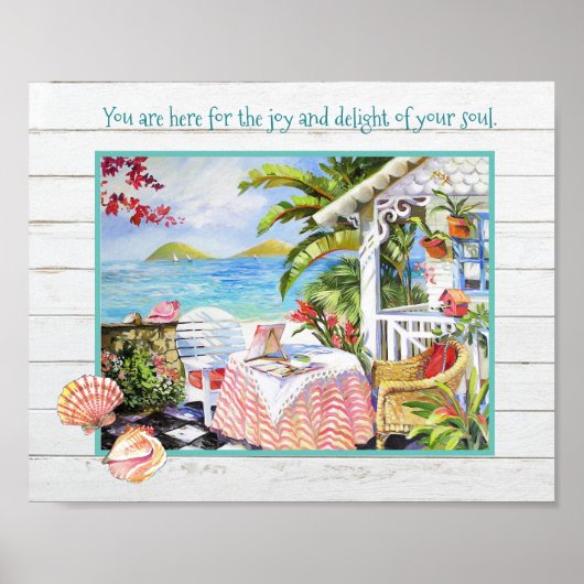 Schelpels en Gezegde voor de doorsnede van het str Poster (Voorkant)