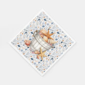 schelpen aan zee servet (Hoek)