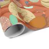 Schelpen Bij De Rode Kust Cadeaupapier (Rol Hoek)