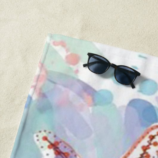 Schelpen bij de Seashore Beach Handdoek (In situ)