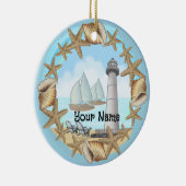 schelpen Biloxi Lighthouse Ornament (Rechts)