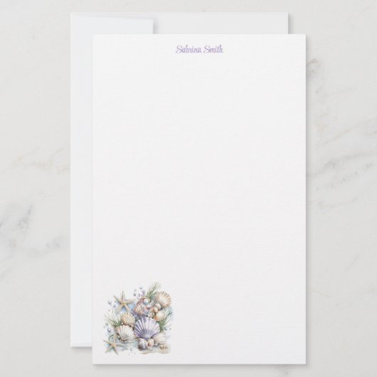 Schelpen Briefpapier (Voorkant)