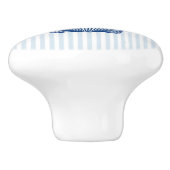 Schelpen Clam Shell Blauwe Kust Keramische Knop (Zijkant)