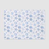 Schelpen Decoupage Papier, Kust Zeeoever Tissuepapier (Voorkant)