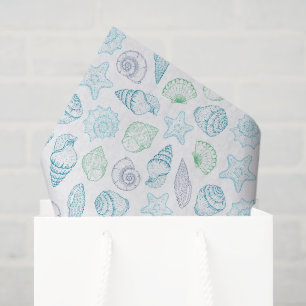 Schelpen Decoupage Tissuepapier, Strand Kust Tissuepapier