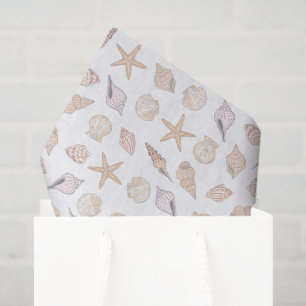 Schelpen Decoupage Tissuepapier, Strand Kust Tissuepapier