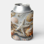 Schelpen Driftwood Parels Zeewier Blikjeskoeler (Blikje Voorkant)