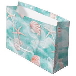 Schelpen en Oceaangolven Patroon (1) Groot Cadeauzakje