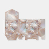 Schelpen en parels bedankdoosjes (Uitgevouwen)