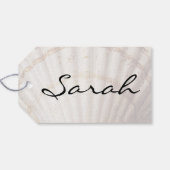 Schelpen Gelukkige Verjaardag Cadeaulabel (Achterkant Horizontaal)