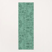 schelpen groen merrie collectie yogamat (Voorkant)