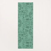 schelpen groen merrie collectie yogamat (Achterkant)