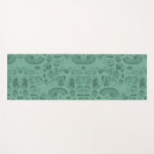 schelpen groen merrie collectie yogamat (Voorkant (horizontaal))