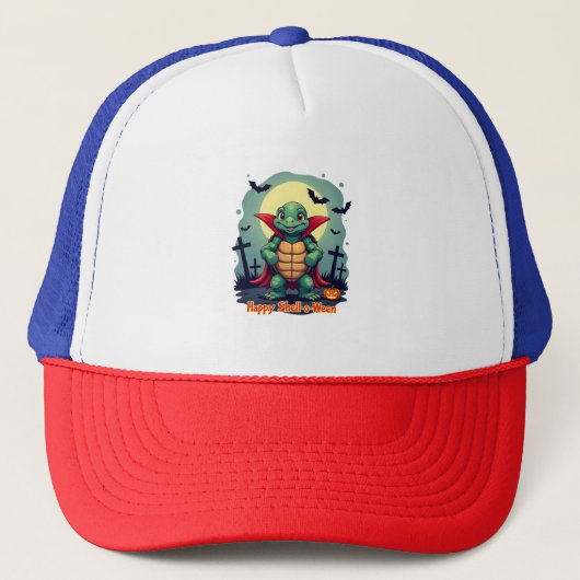 Schelpen Halloween Schildpad Trucker Pet (Voorkant)