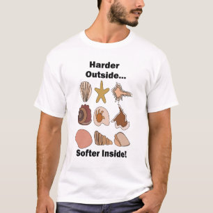 Schelpen Hard Van Buiten Zachte Binnenkant Attitud T-shirt