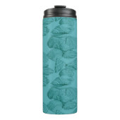 Schelpen in Aqua Thermosbeker (Voorkant)