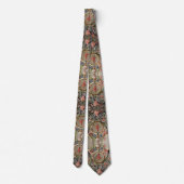 SCHELPEN, KORALEN, DOLFIJNEN, ANTIEK BLOEMDRAAIERS STROPDAS (Achterkant)