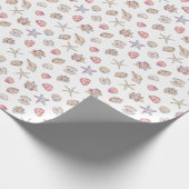 Schelpen Kust Cadeaupapier (Hoek)