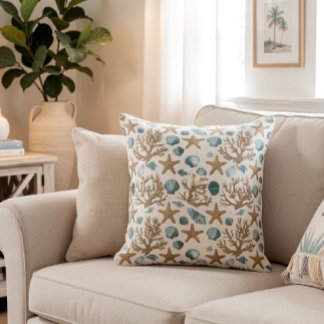 Schelpen Kust Strand Decoratie Design 394 Kussen
