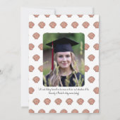 Schelpen met Foto Going Away Afstudeerder Party Kaart (Achterkant)
