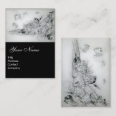 SCHELPEN MET MEISJE VISITEKAARTJE (Voorkant / Achterkant)