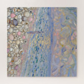 Schelpen Mozaïek Strand Horizon Gloed Legpuzzel (Horizontaal)