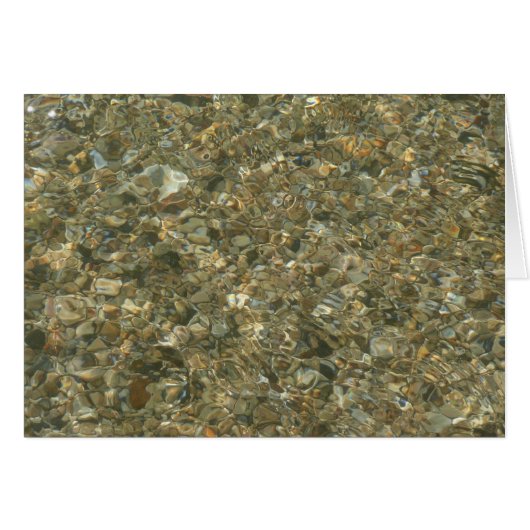 Schelpen onder rimpelend water (Voorkant Horizontaal)