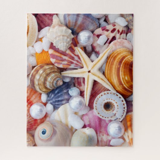 Schelpen op het strand 520-delige puzzel (Verticaal)