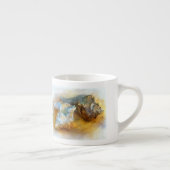 Schelpen op het strand espresso kop (Rechts)