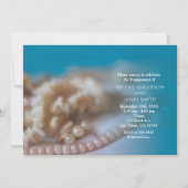 Schelpen & Parels Elegante geschilderde stranduitn Kaart (Voorkant)