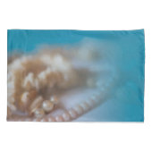 Schelpen & Parels Geschilderd Kijk Modern Strand T Kussensloop (Achterkant)