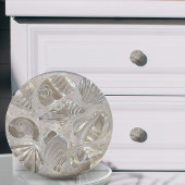 Schelpen patroon - parelmoer keramische knop