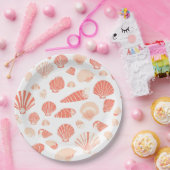 schelpen | Schattige Ocean Beach Papieren Bordje (Feest)