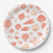 schelpen | Schattige Ocean Beach Papieren Bordje (Voorkant)