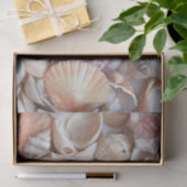 Schelpen Schets Oceaan Zeevaart Strand Decoupage Tissuepapier (Geschenk)