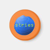 Schelpen. Stries Magneet (Voorkant)