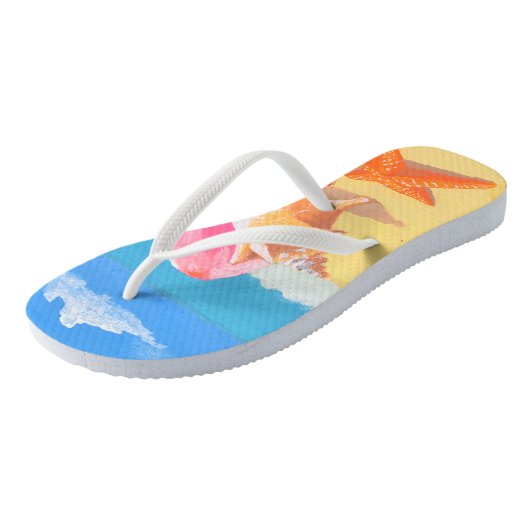 Schelpen Teenslippers (Schuin)