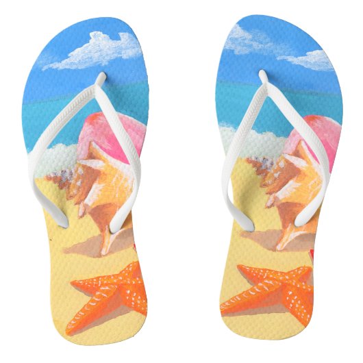 Schelpen Teenslippers (Voetbed)