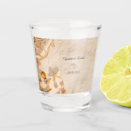 Schelpen Touw Zand Trouwen Shot Glas
