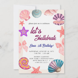 Schelpen Verjaardag  Kaart