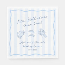 Schelpen-vieren hun liefde Zeevruchten Huwelijksdo