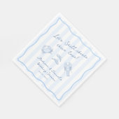 Schelpen-vieren hun liefde Zeevruchten Huwelijksdo Servet (Hoek)